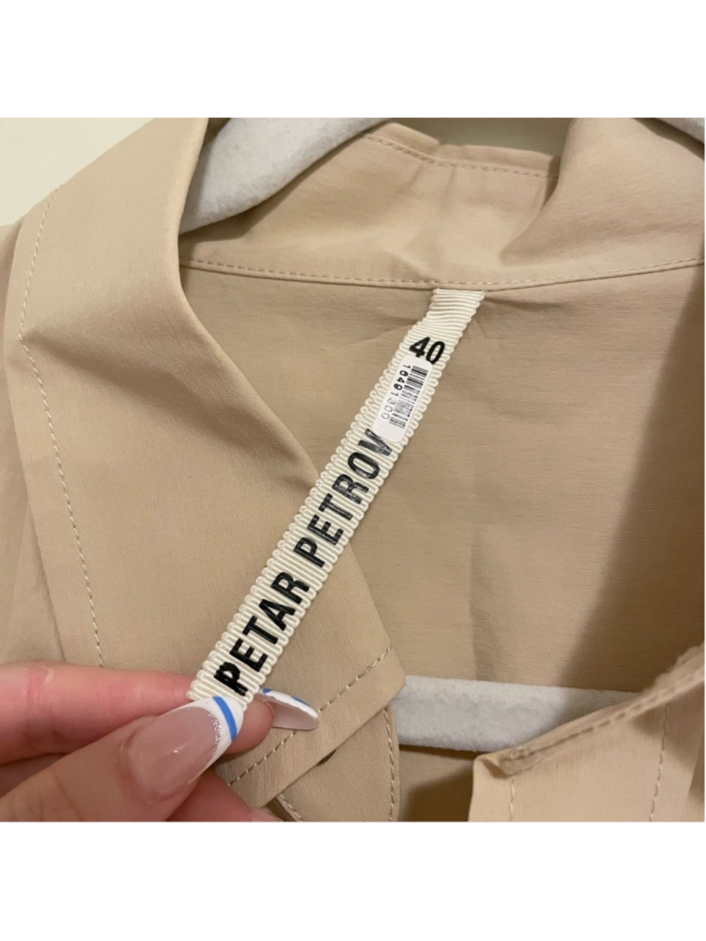 Petar Petrov Revenge Dress Resort 2024 Cotton Linen Tan Midi Sz 8 - Picture 8 of 16